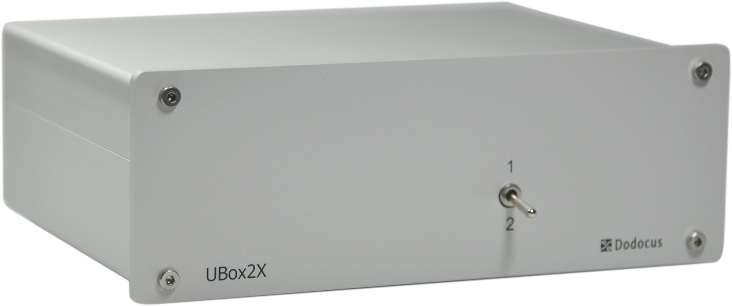 Dodocus UBox2X-I - Symmetrischer-XLR-Umschalter, silber