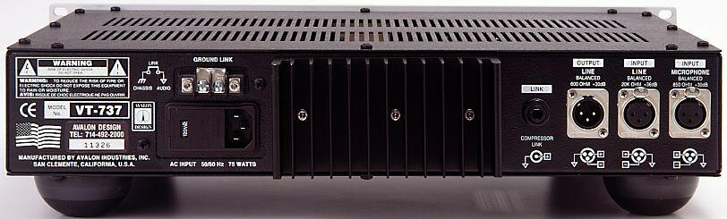 Avalon Vt-737sp/b - Mono Channel Strip
