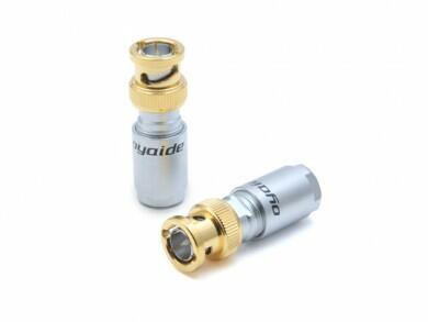 Oyaide SLSB - BNC-Stecker, 4N Silber, Paarpreis