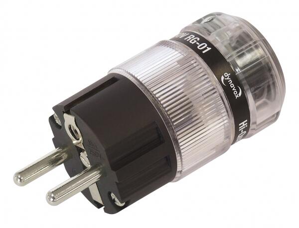 Dynavox Highend Schutzkotakt-Stecker vernickelt