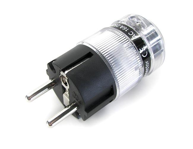 Dynavox Highend Schutzkotakt-Stecker vernickelt