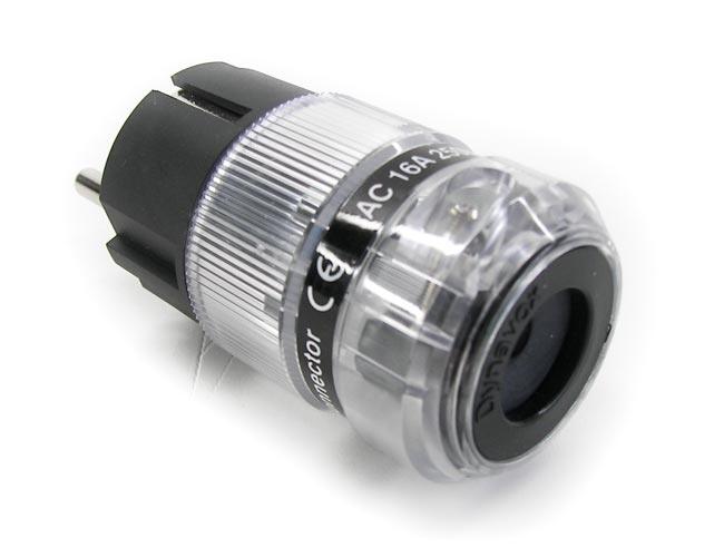 Dynavox Highend Schutzkotakt-Stecker vernickelt
