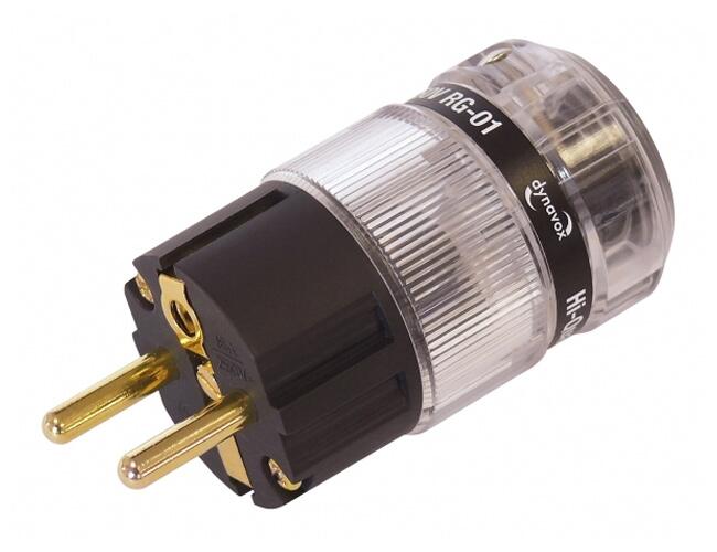 Dynavox Highend Schutzkotakt-Stecker vergoldet