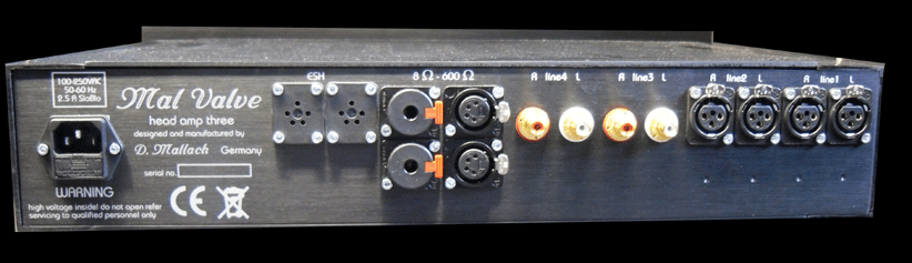 MalValve head amp three MKIV