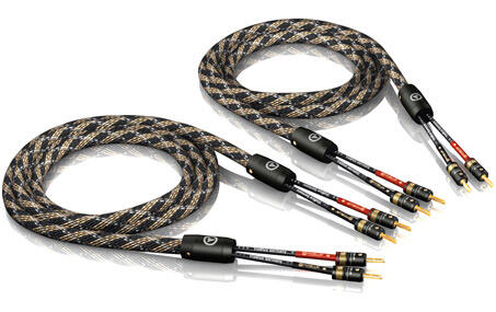 ViaBlue SC-2 Single-Wire Lautsprecherkabel, T6s Bananas, 300cm