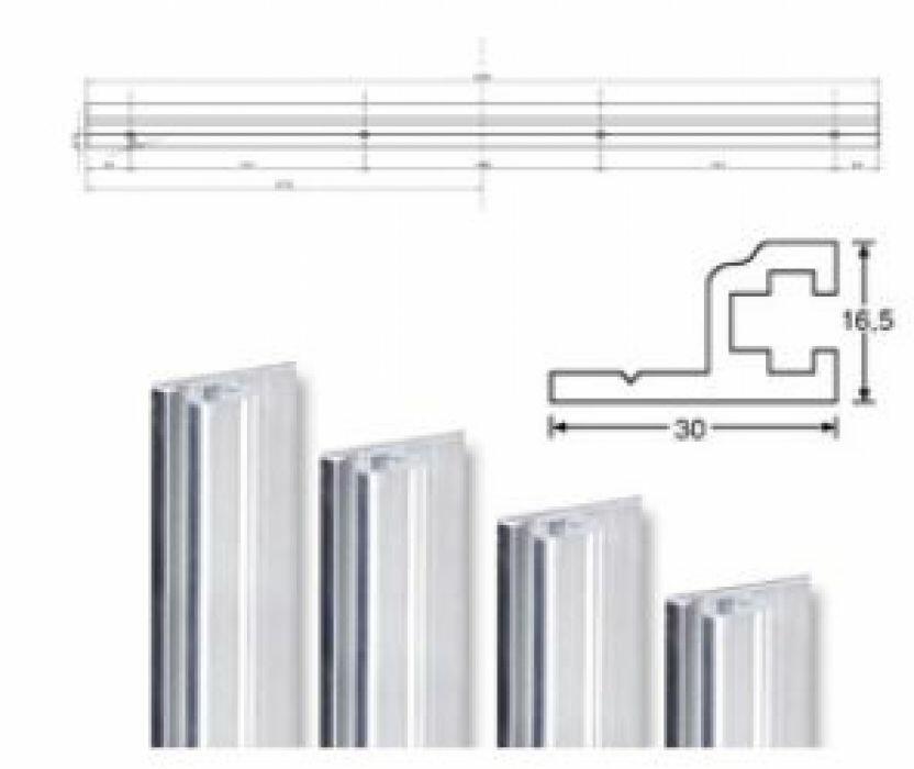 WAVE NATURE - untere Rackschienen Producers Place Serie (4x)