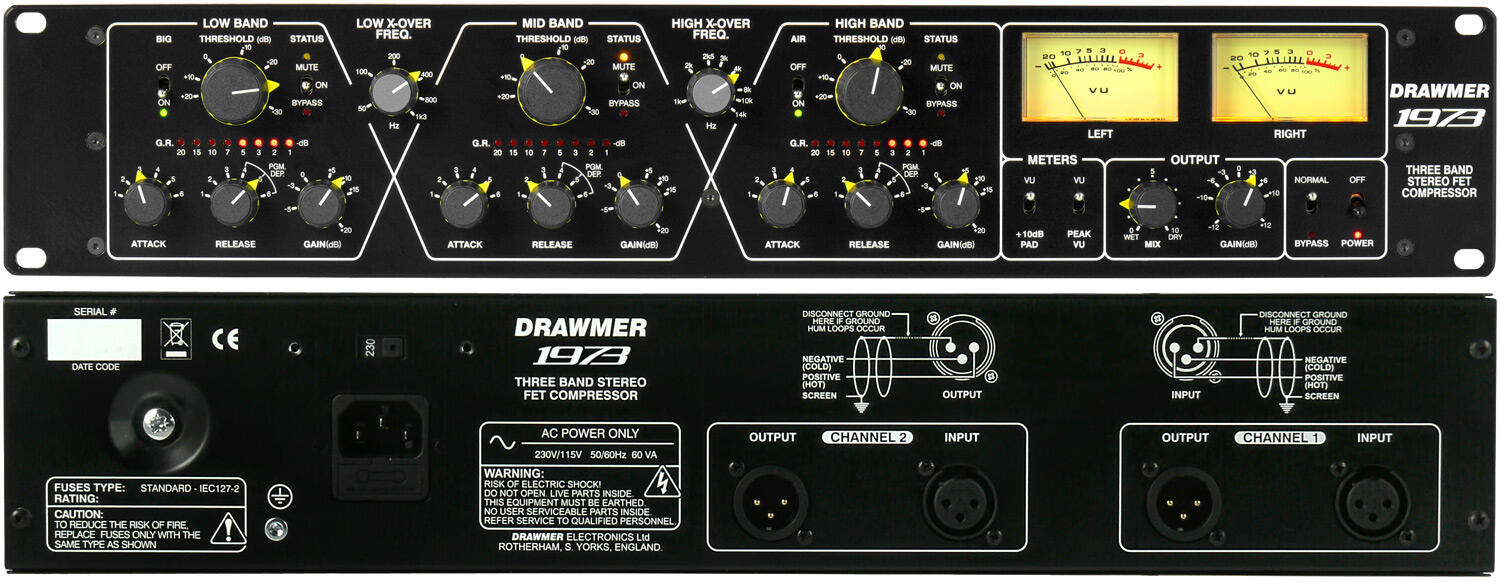 Drawmer 1973 - Dreiband-FET-Kompressor / Multiband-Kompressor