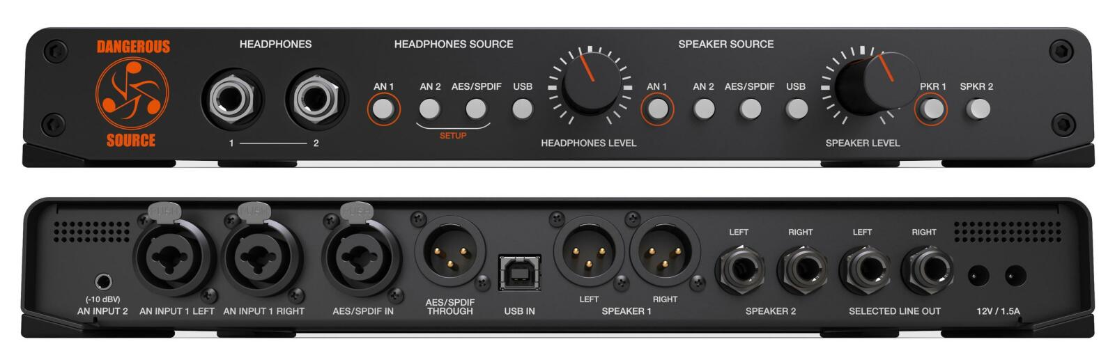 Dangerous Music - Source - Mobiler Monitor Controller mit USB und D/A Wandler