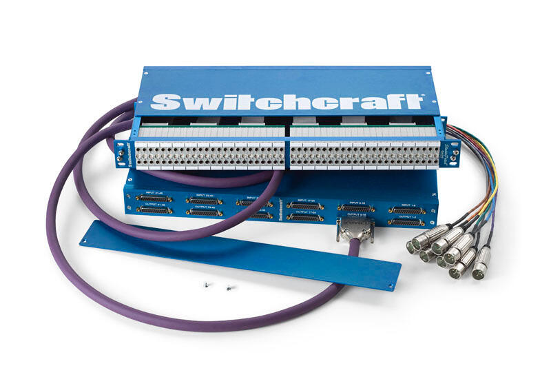 Switchcraft 9625 StudioPatch - 96x TT auf DB25 - Programmable Grounds