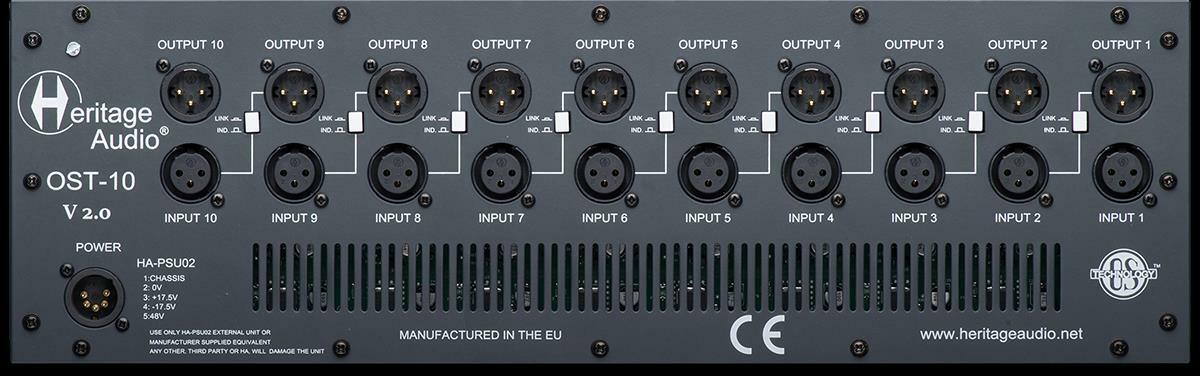 Heritage Audio - OST-10 V.2 - 10-Slot Rack