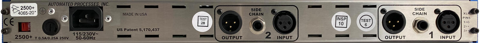 API 2500+ - 2 Channel Stereo Buss Compressor