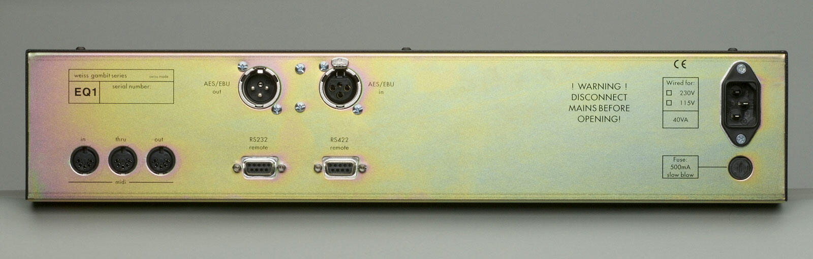 Weiss EQ1-DYN-LP - 7 Band Equalizer