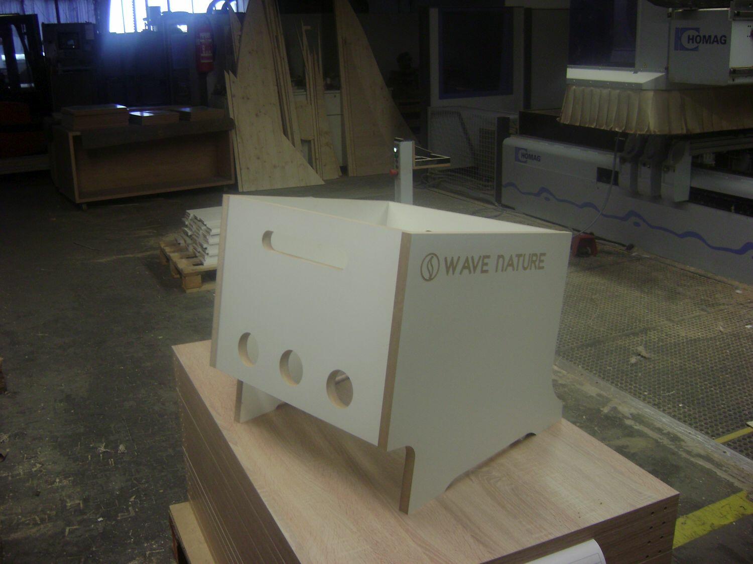 WAVE NATURE - Studiomöbel UnderRack (19" Zoll Rack)