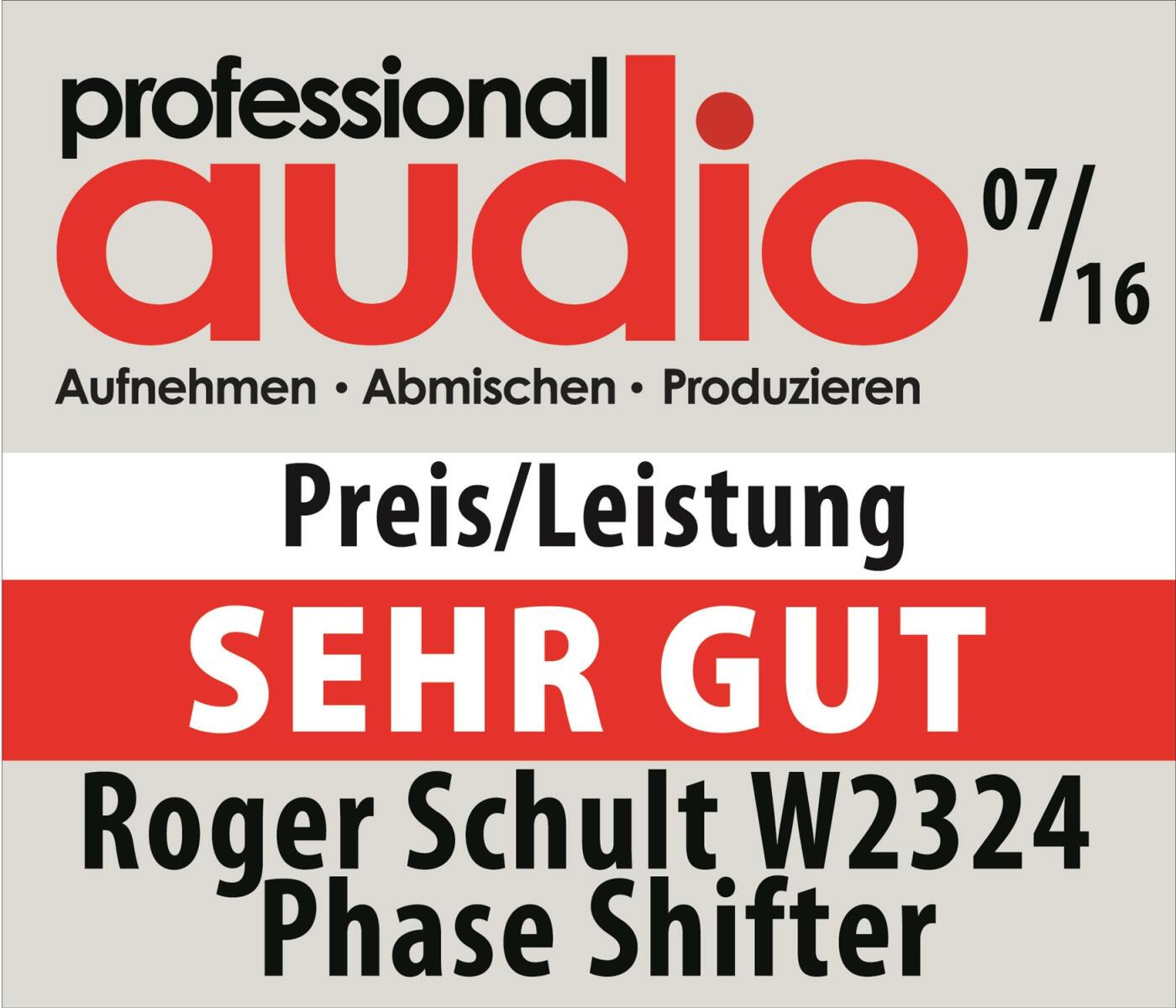 Roger Schult - W2324 Phaseshifter