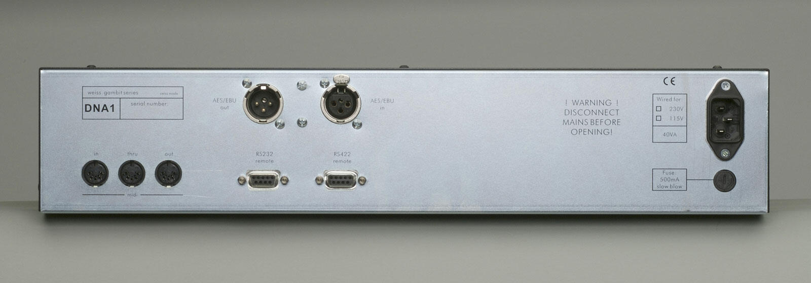 Weiss DNA1 Denoiser / Declicker / Ambience Processor