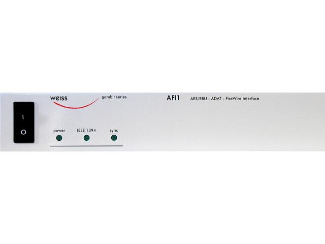 Weiss AFI1 - 24Ch Firewire AES/EBU / ADAT-Interface