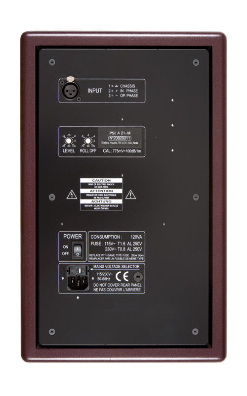 PSI Audio - A21M Active 21-M, rot, schwarz oder weiß, STÜCK