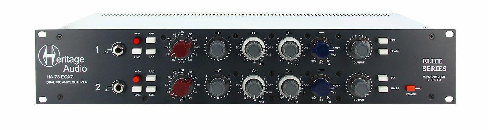 Heritage Audio - HA73-EQX2 ELITE Stereo-Preamp und EQ