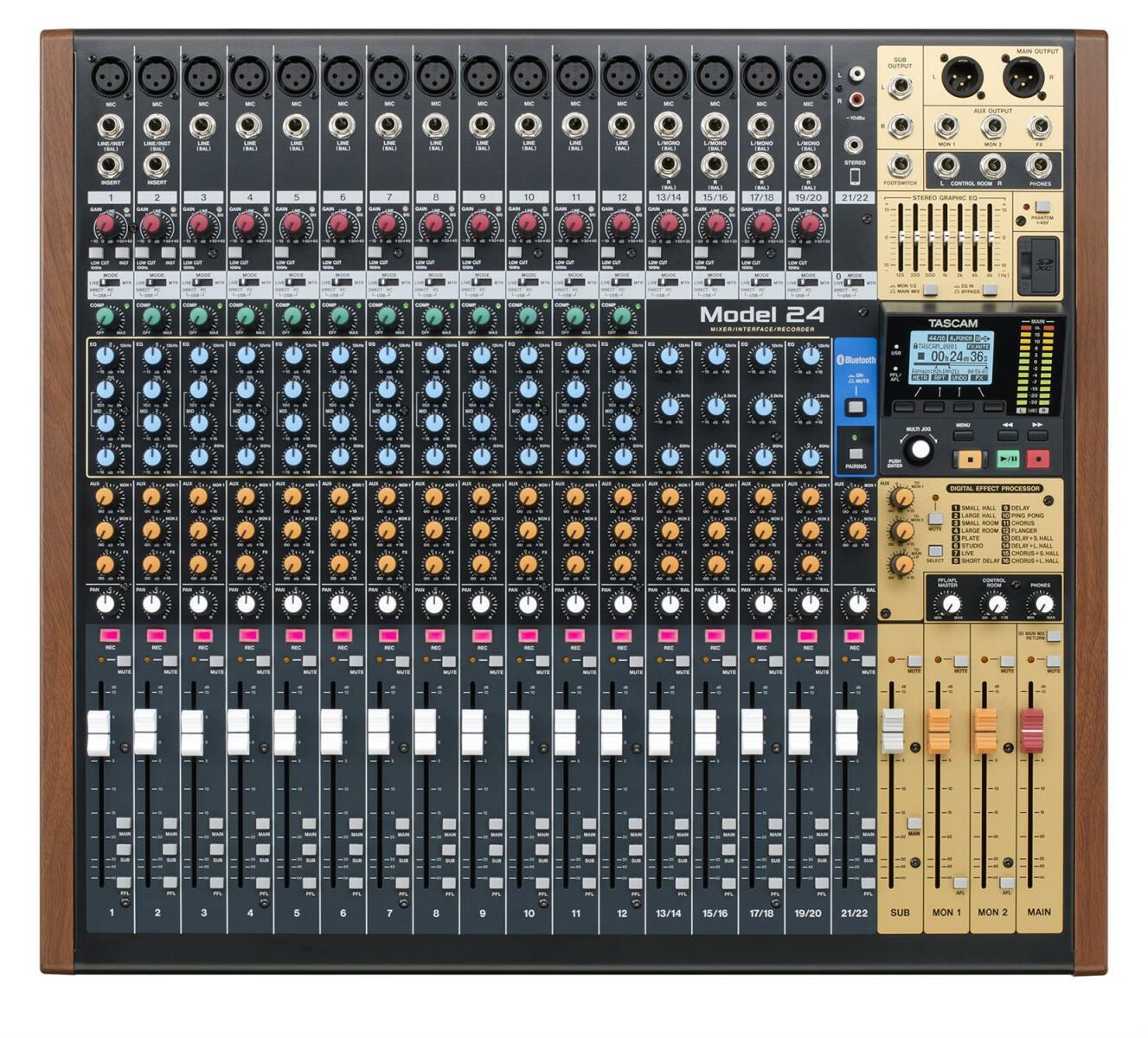 Tascam - Model 24 Hybrid-Mischpult