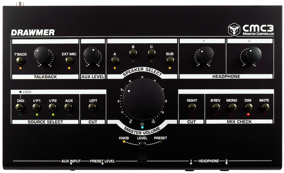 Drawmer CMC3 - Vollausgestatteter kompakter Monitor-Controller