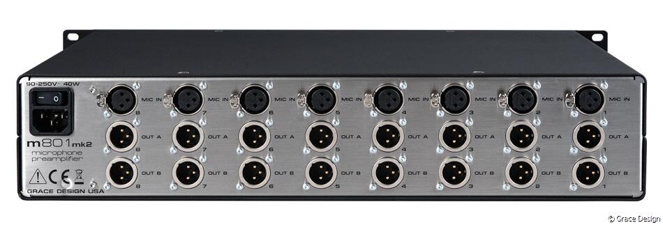 Grace Design m801 MKII - achtkanaliger Mikrofonpreamp