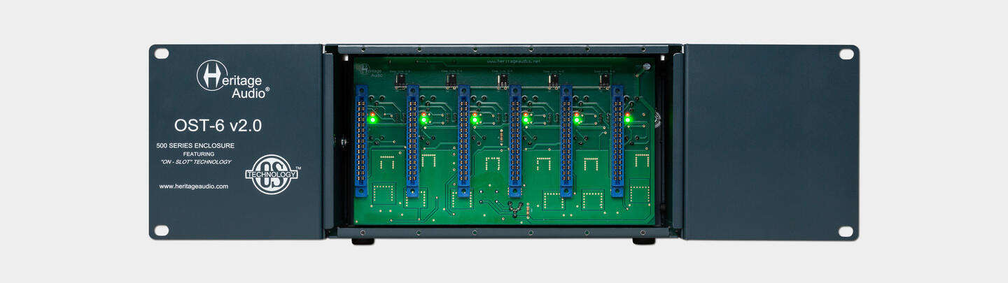 Heritage Audio - OST-6 v2.0 - 6-Slot 500 Rack
