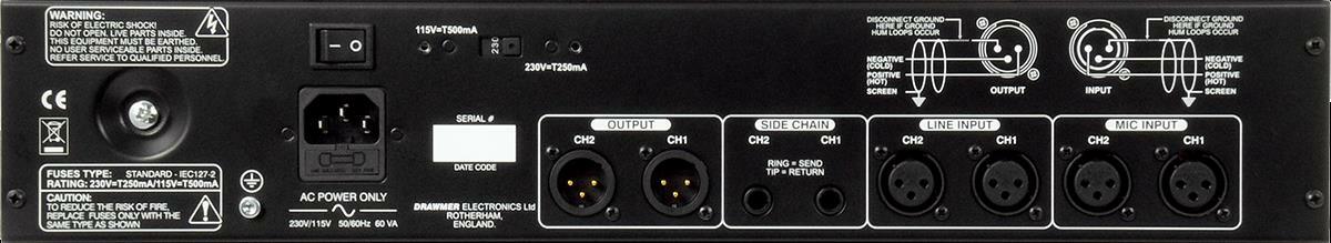 Drawmer 1970 - Dual FET-Kompressor und Mikrofonvorverstärker