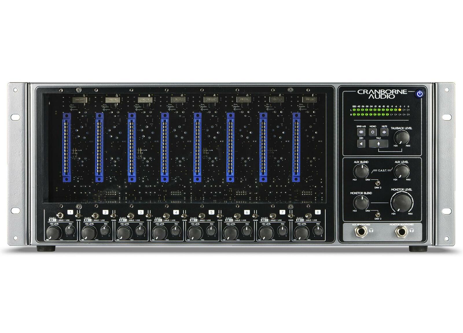 Cranborne 500R8 - 500er Rack, Audiointerface, Mixer, Summierer und mehr