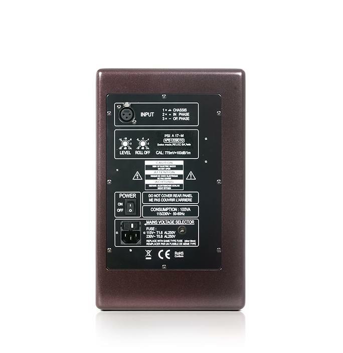 PSI Audio - A17M Active 17-M, rot, schwarz oder weiß, STÜCK