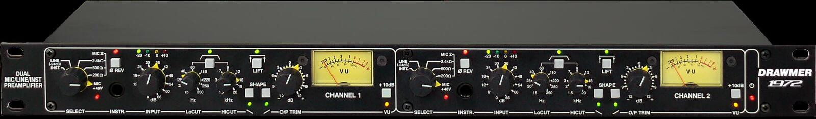 Drawmer 1972 - Dual Mic/Line/Instrument Preamp