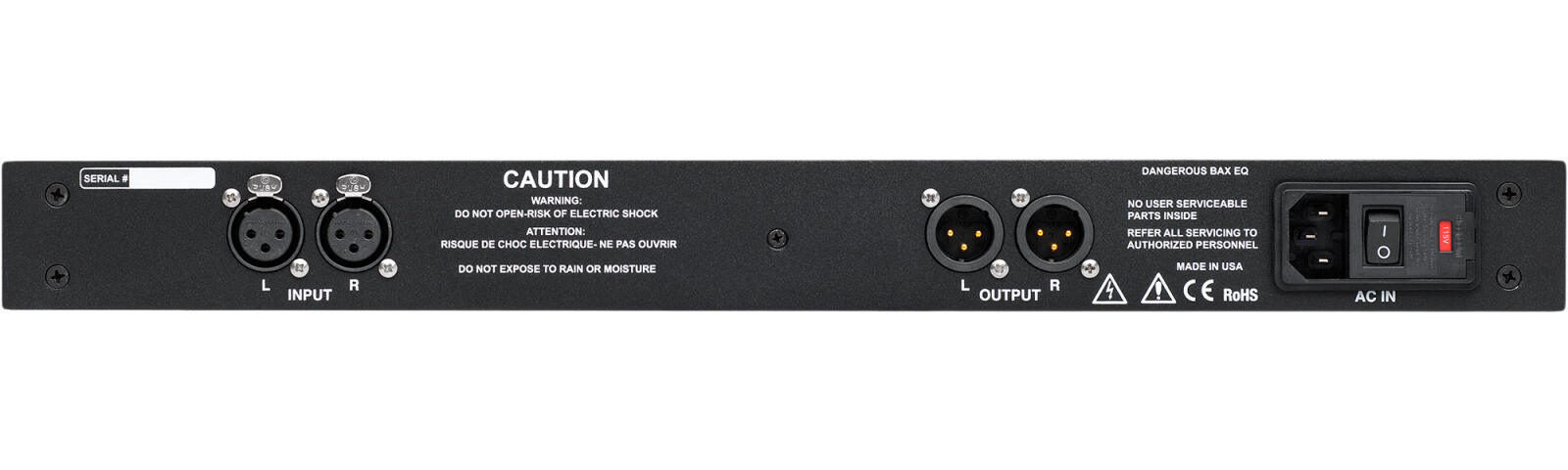 Dangerous Music - BAX EQ - Stereo Shelving EQ