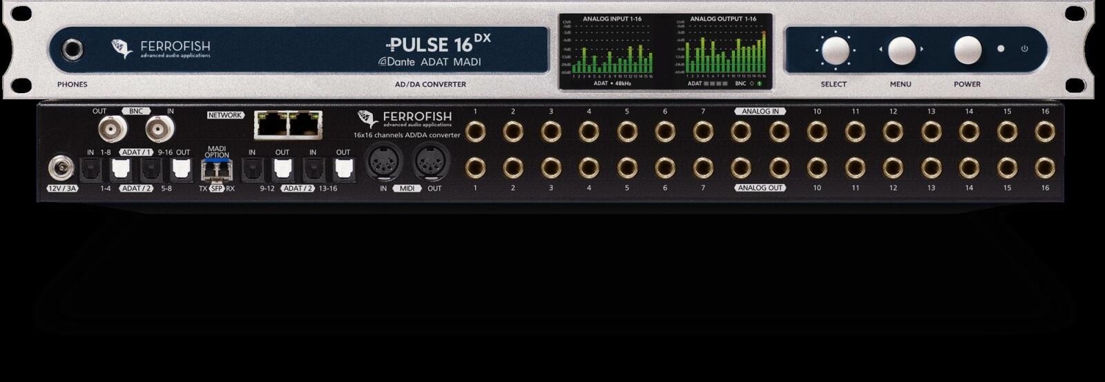 Ferrofish - Pulse 16 DX, Dante Multimode SFP