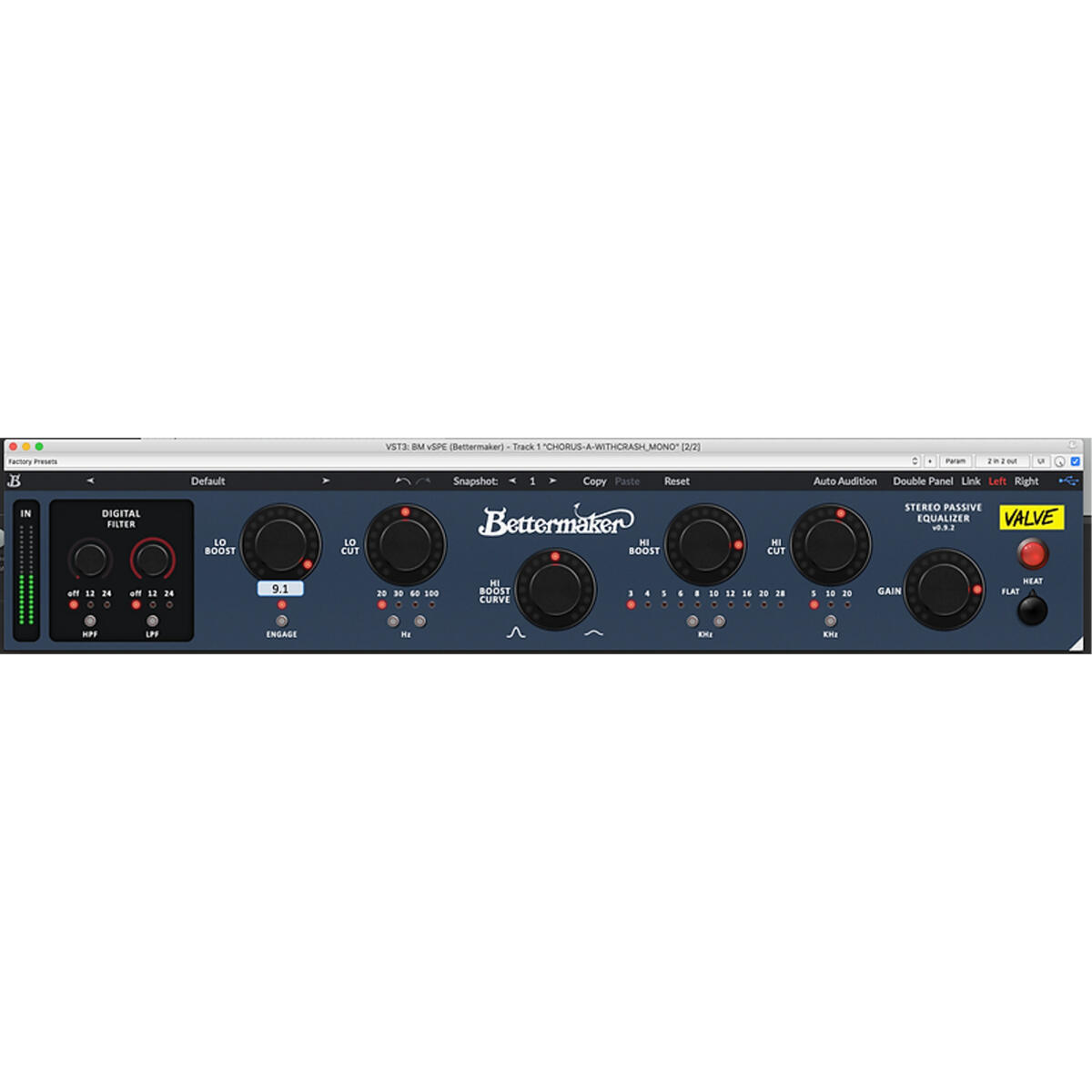 Bettermaker VSPE - Vacuum Stereo Passive Equalizer