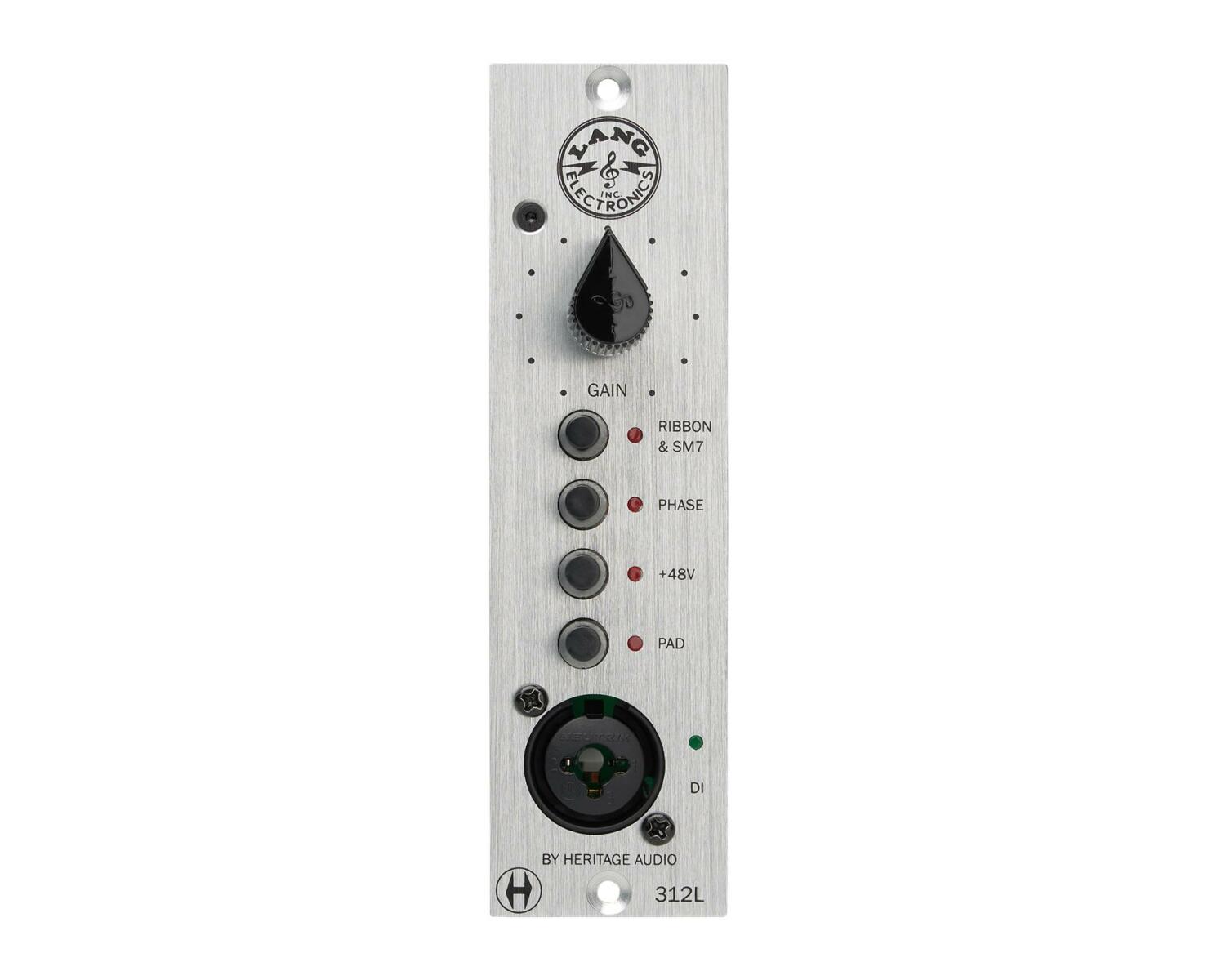 Heritage Audio - LANG 312L - Mic Preamp 500 Series