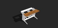 WAVE NATURE - Custom Studiotisch - #1046