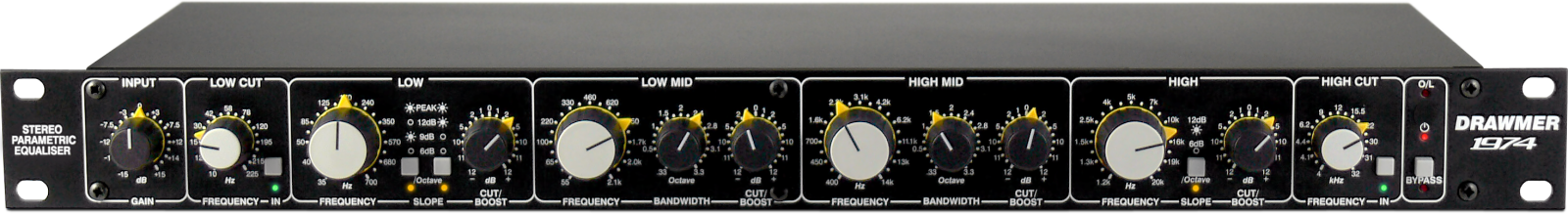 Drawmer 1974 - Stereo Parametric Equalizer