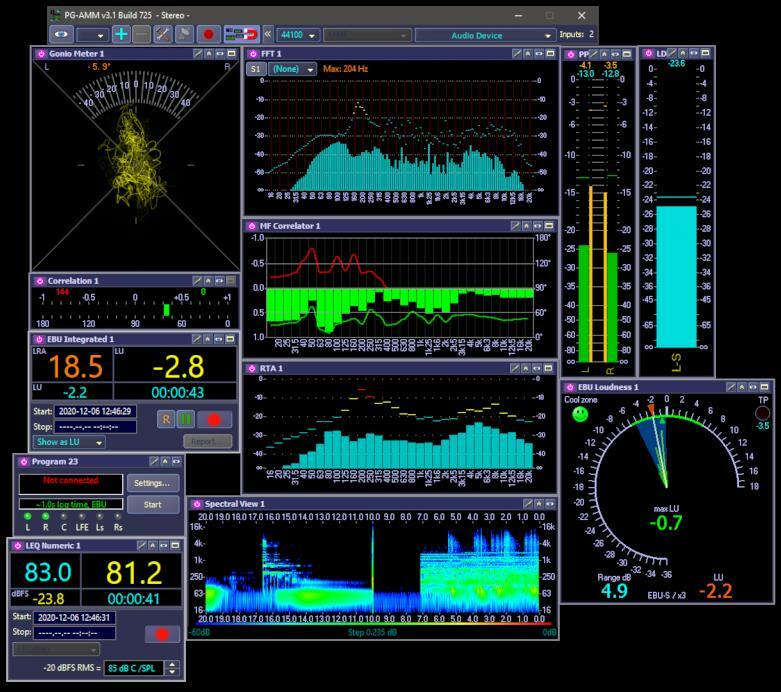 Pinguin Audio Stereo Multimeter - PGAMM