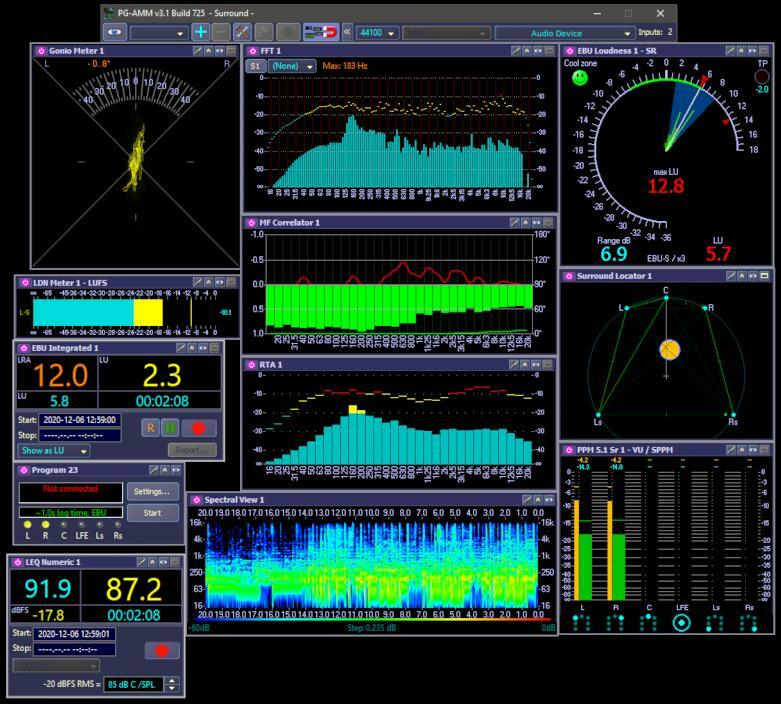 Pinguin Audio Surround Multimeter - PGAMMS