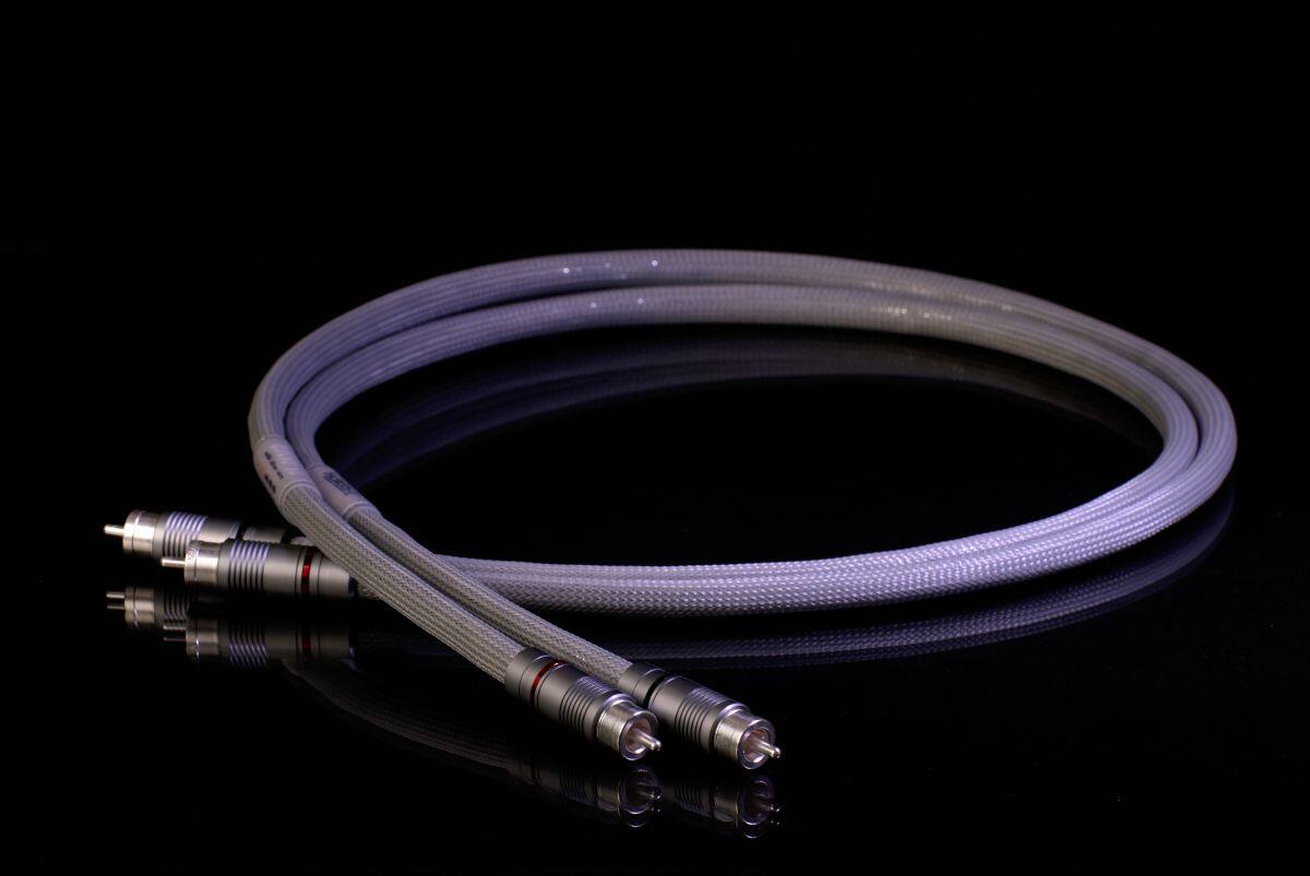 Habst Enso SL III, 5N Reinsilberkabel RCA (Cinch), Stereoset, 1m